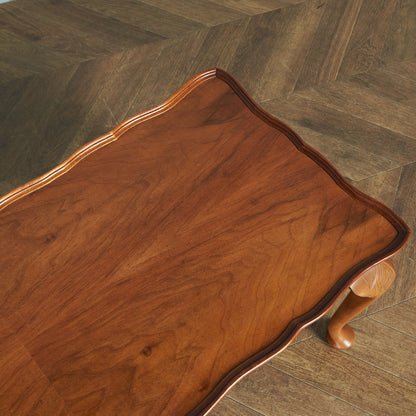 British classic walnut center table #79417