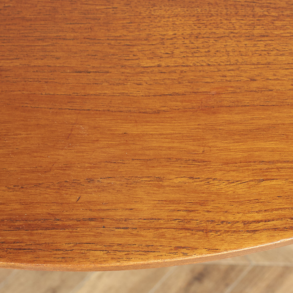 British vintage extension round dining table #74545