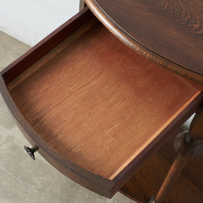 [67606] British Classic Half Moon Table