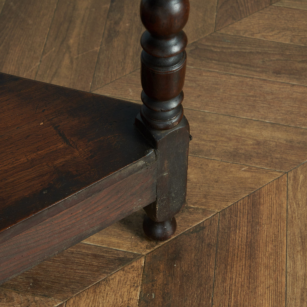 British classic oak side table #80476