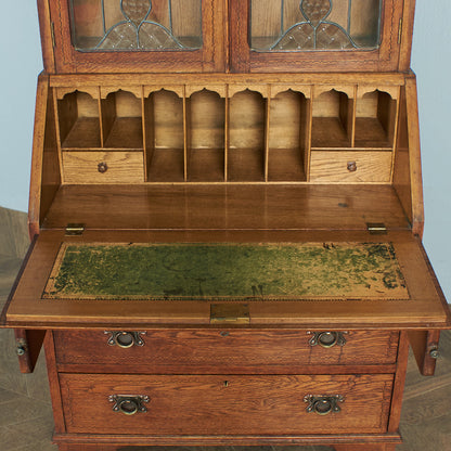 British Antique Bureau Bookcase #78934