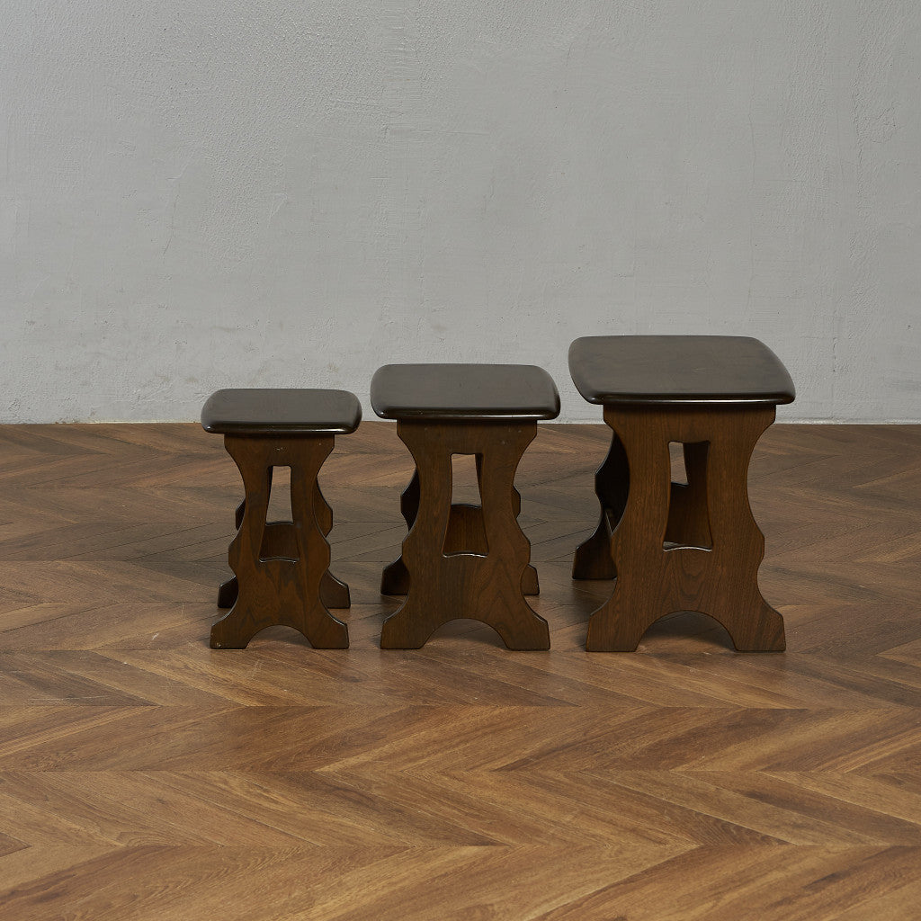 アーコール ERCOL オールドコロニアル ネストテーブル 498 ゴールドラベル #87076