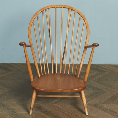 アーコール ERCOL ヴィンテージ グランドファザーズチェア / ブルーラベル #77384