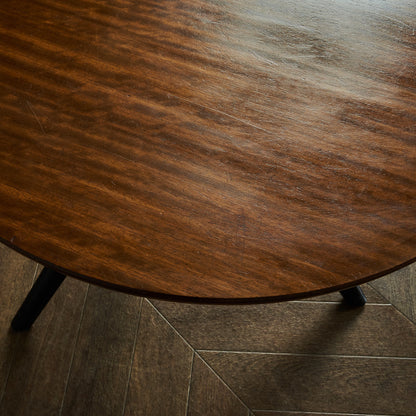 G-PLAN Tola&amp;black round coffee table #80398