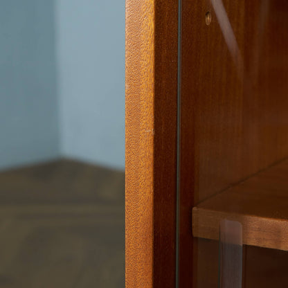 British vintage glass cabinet/bookshelf #83641