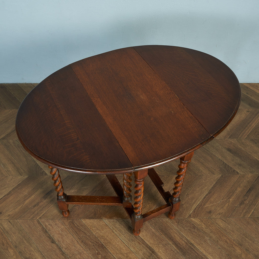Antique British Drop Leaf Gateleg Table #80313