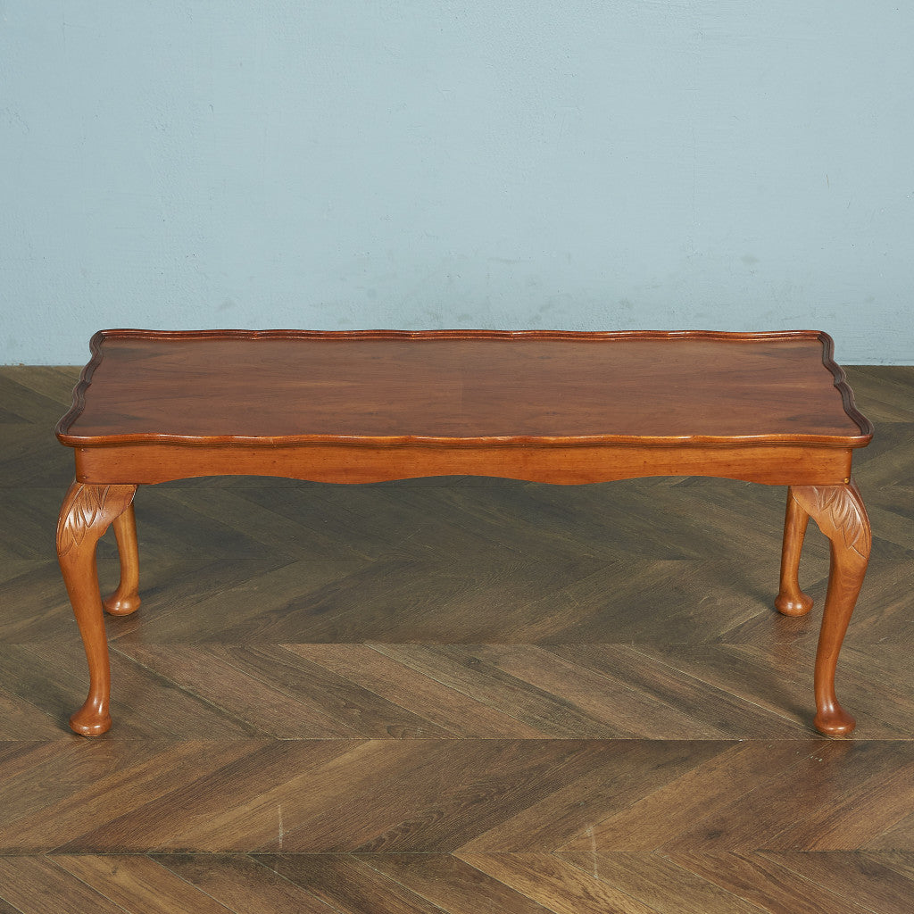 British classic walnut center table #79417