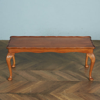 British classic walnut center table #79417