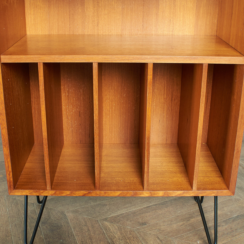 Danish Record Cabinet / Custom Iron Hairpin Legs #77321