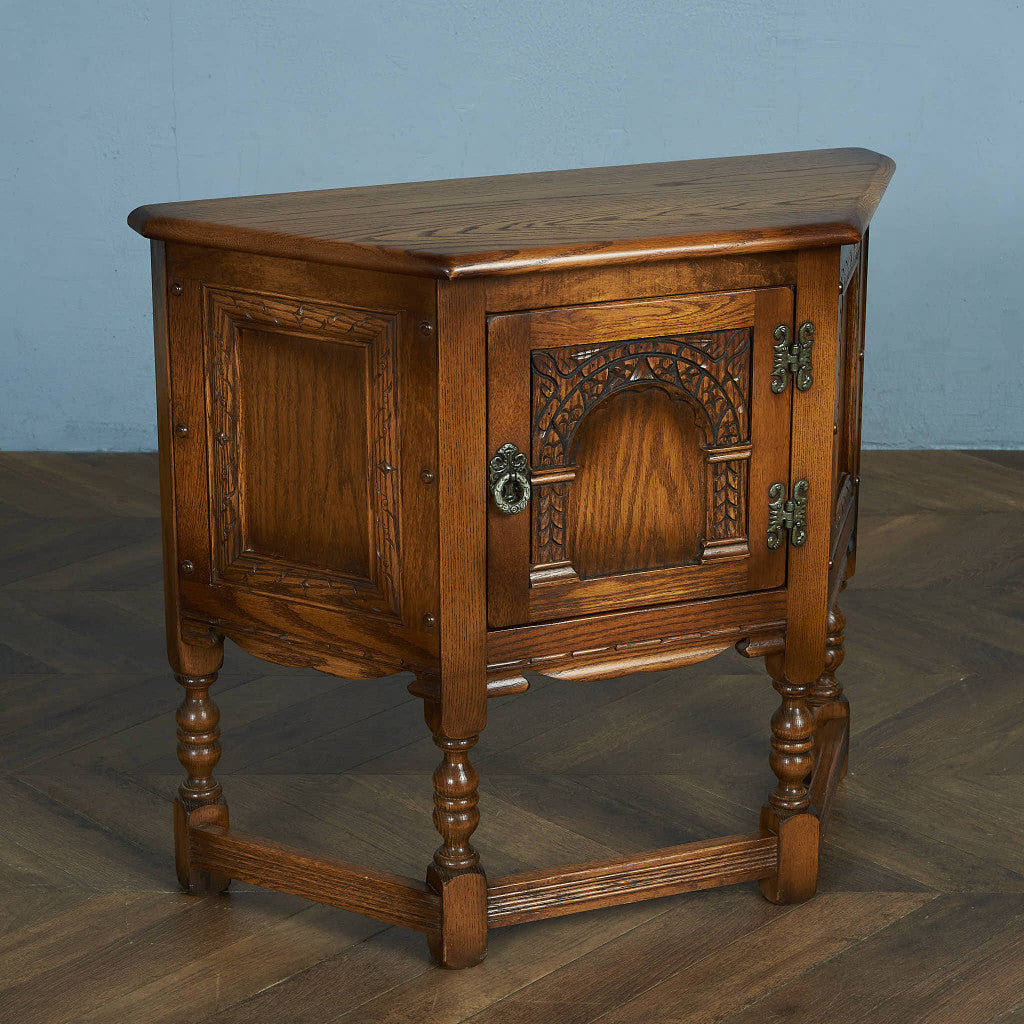 WOOD BROS Oak Cabinet #83651