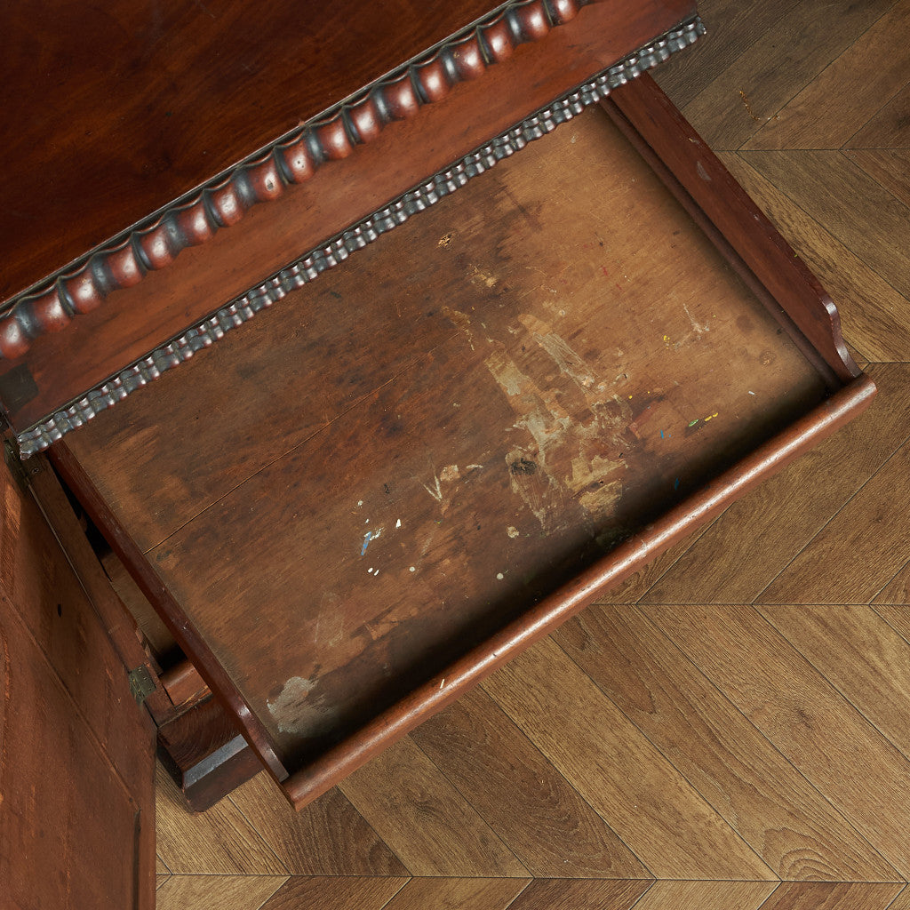 British classic walnut double-sided desk #81816