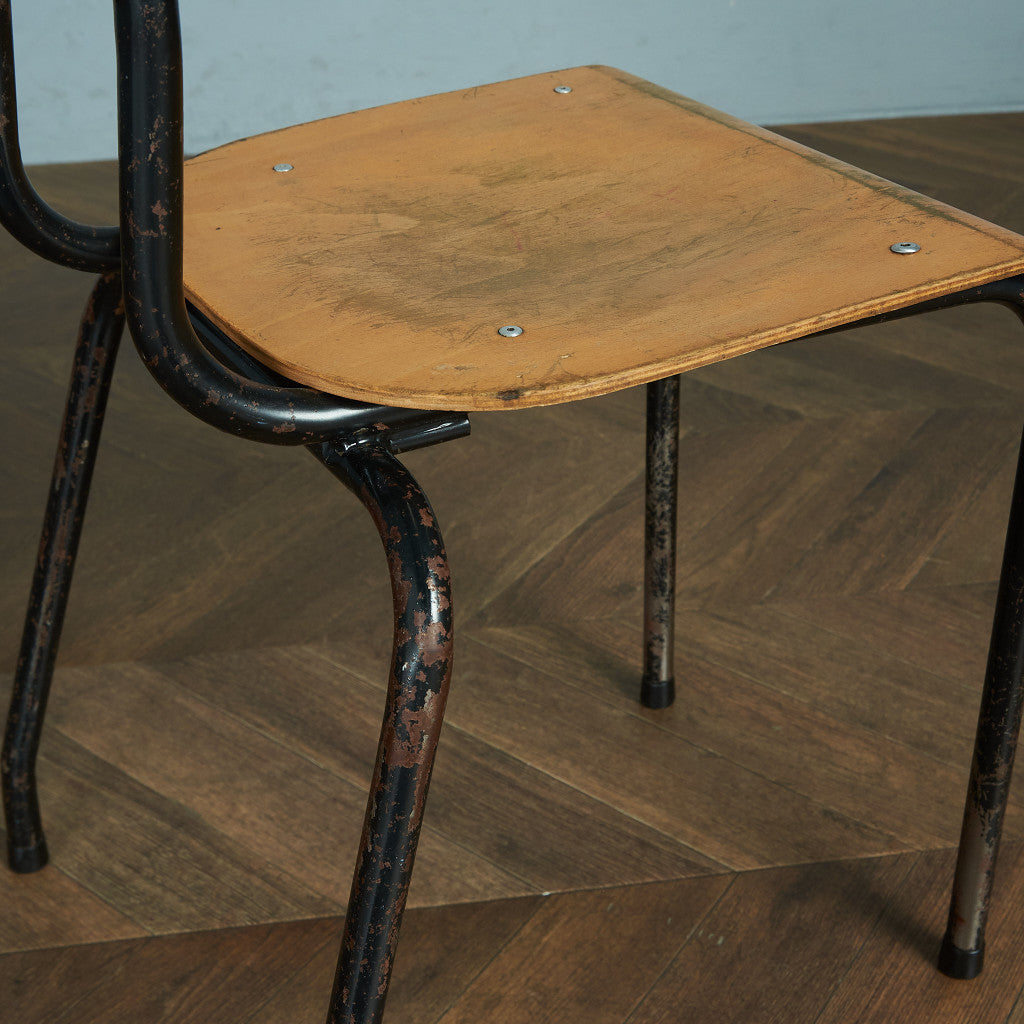 Lecluyse la toupie vintage school chair #74886