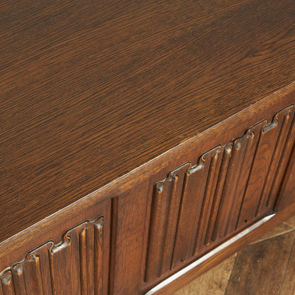 British Classic Oak Blanket Box #80311