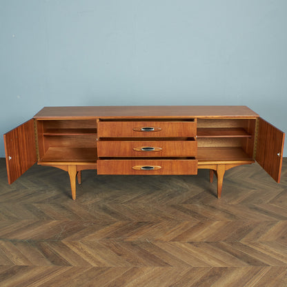 British vintage sideboard / repainted top #79763