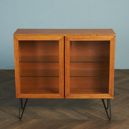 BEAVER&amp;TAPLEY Vintage Bookcase / Custom Iron Hairpin Legs #80443