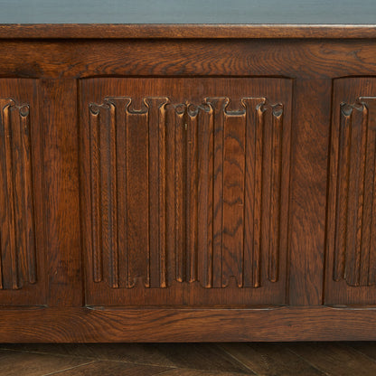 British Classic Oak Blanket Box #80311