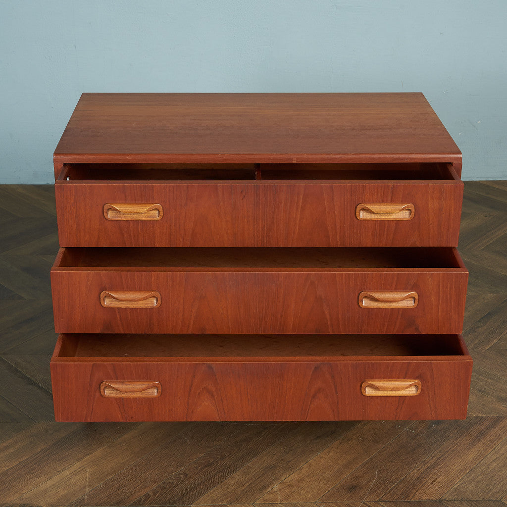 G-PLAN Fresco 3-Drawer Chest/Custom Iron Legs #80357