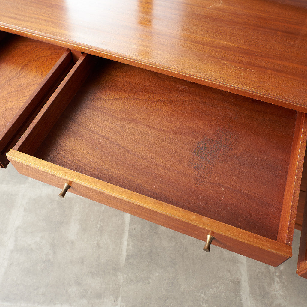 [67201]Lough borough Furniture ヴィンテージ トリプルミラー ドレッシングデスク