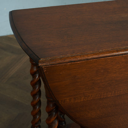 Antique British Drop Leaf Gateleg Table #80313