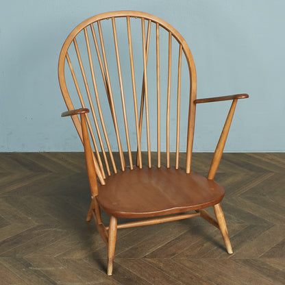 アーコール ERCOL ヴィンテージ グランドファザーズチェア / ブルーラベル #77384