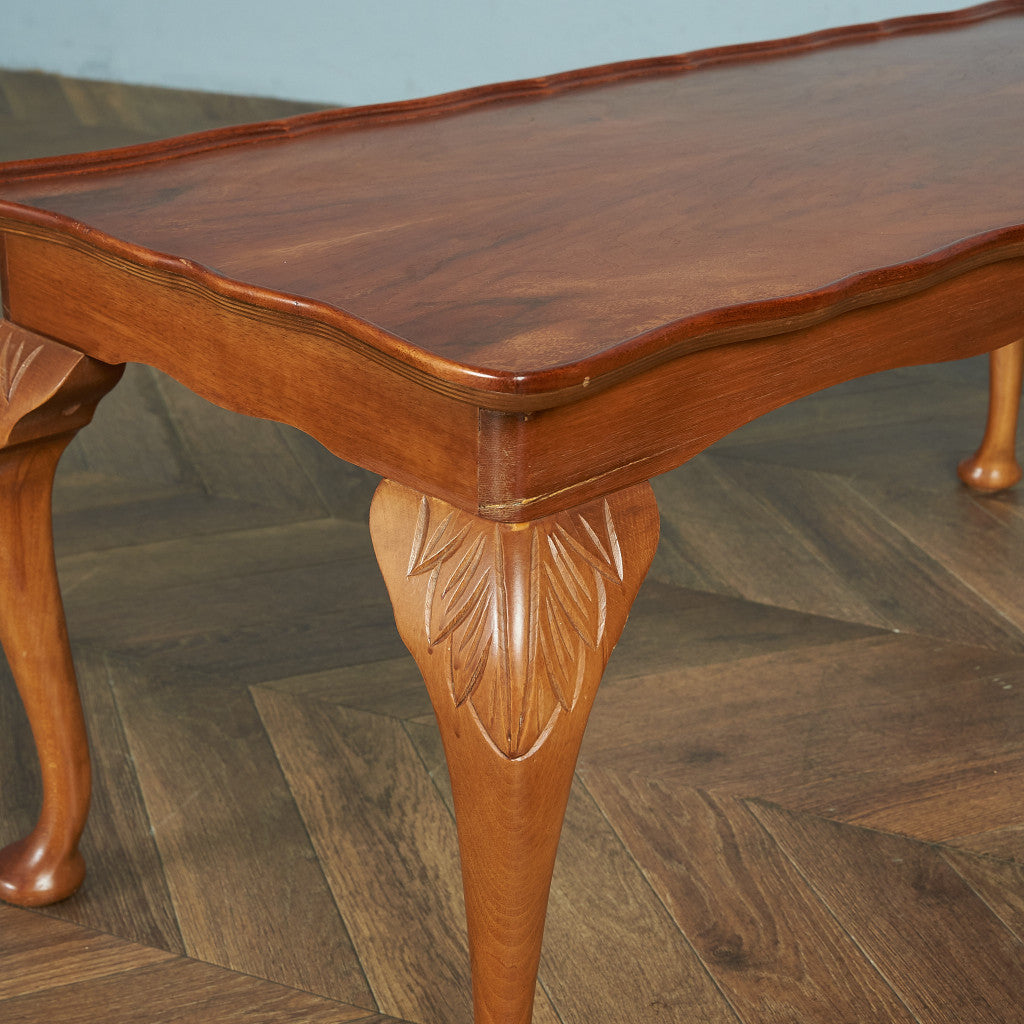 British classic walnut center table #79417