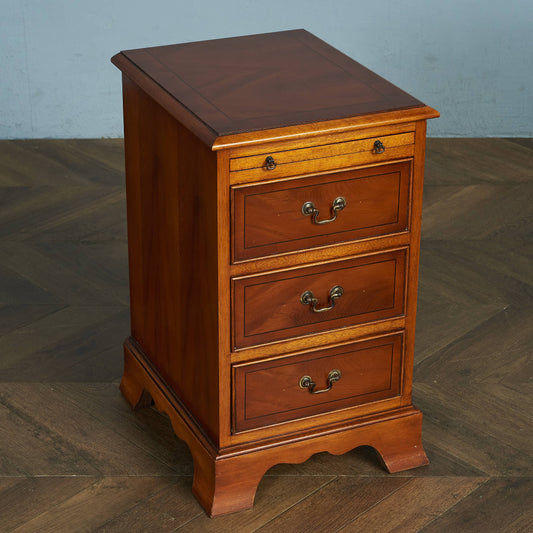 Bradley Yew Side Chest with Sliding Top #84695