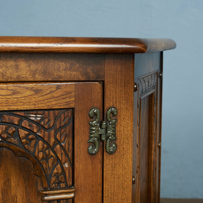 WOOD BROS Oak Cabinet #83651