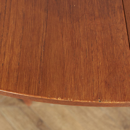 British vintage extension round dining table #74545
