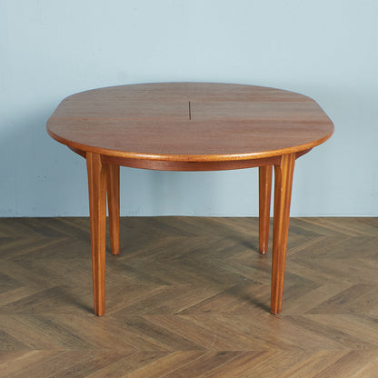 British vintage extension round dining table #74385