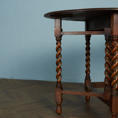 Antique British Drop Leaf Gateleg Table #80313
