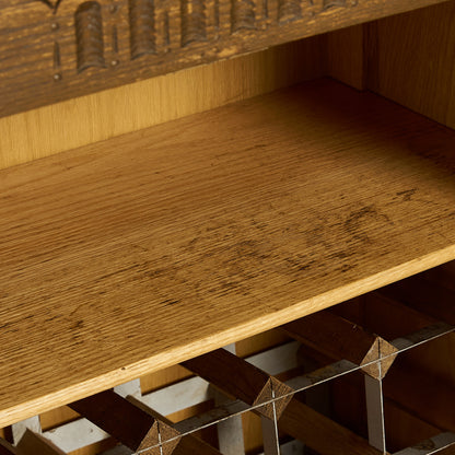 Webber Furniture Croydon Range ボトルラック キャビネット