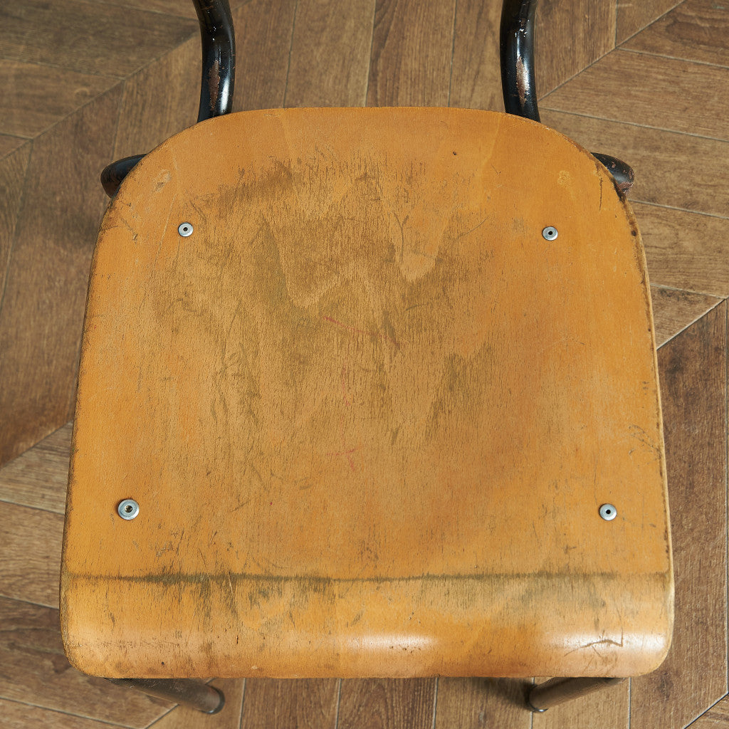 Lecluyse la toupie vintage school chair #74886