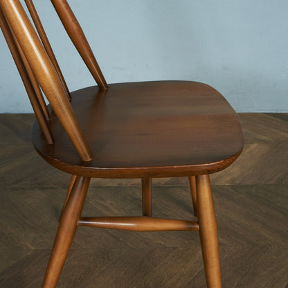 ERCOL Vintage Goldsmith Chair / Round Gold Label #64961