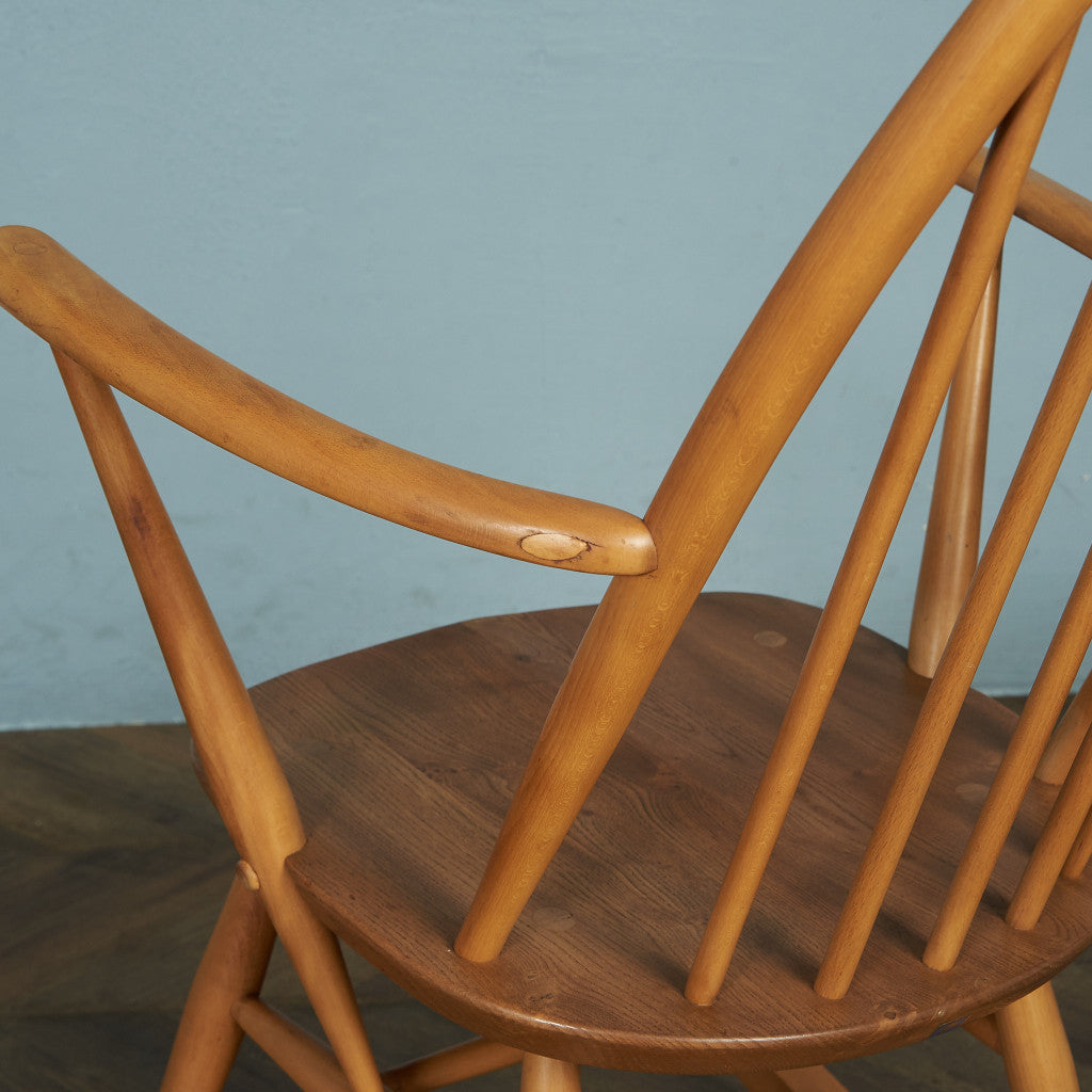 ERCOL Vintage Quaker Rocking Chair / Blue Label #74417