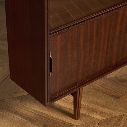 MULTI-WIDTH ヴィンテージ ガラス キャビネット