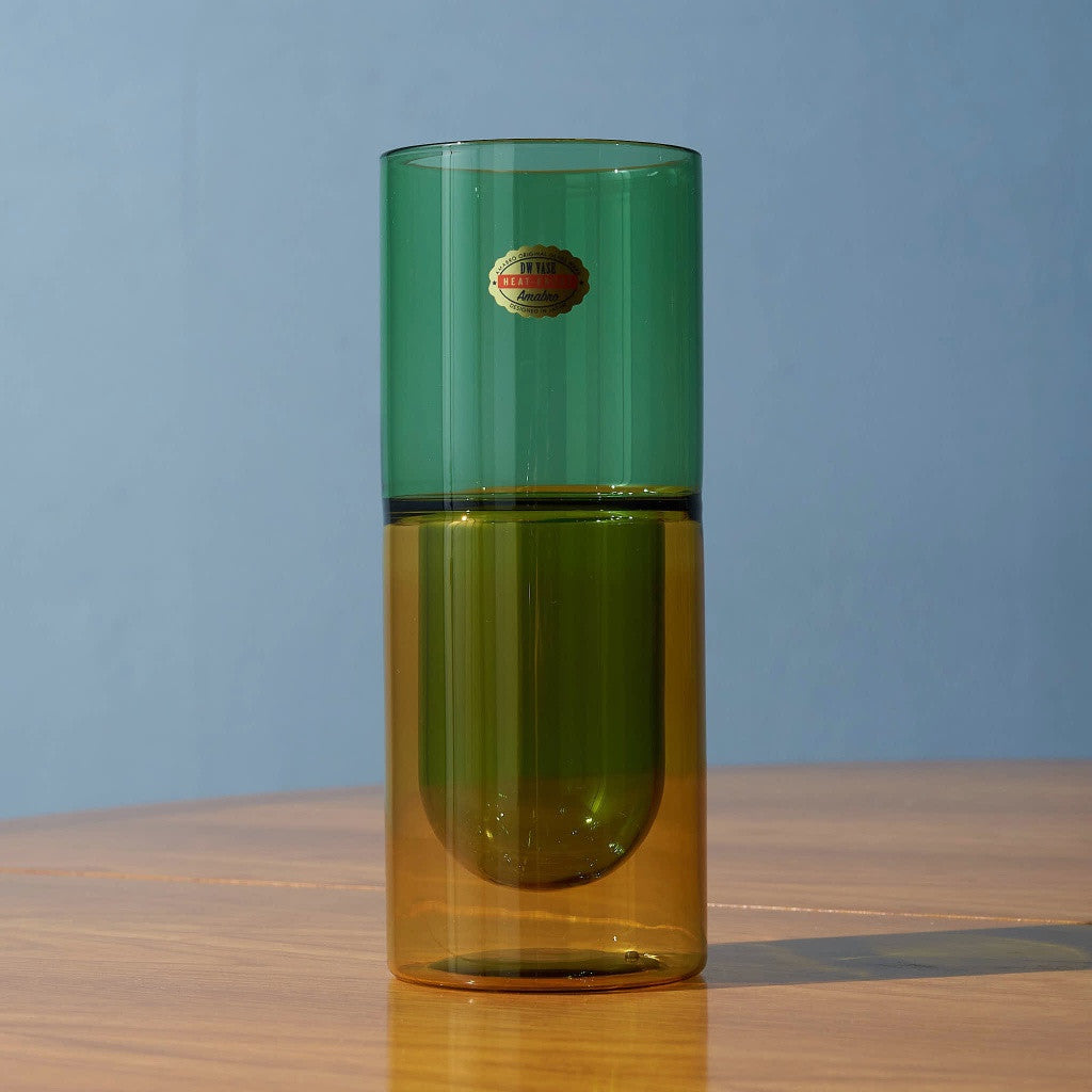 DW VASE Ssize / Green×Yellow