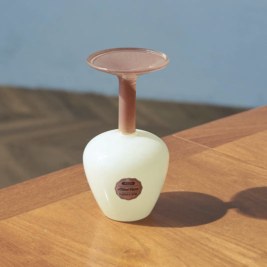 MINI VASE TWO TONE / Brown×Beige
