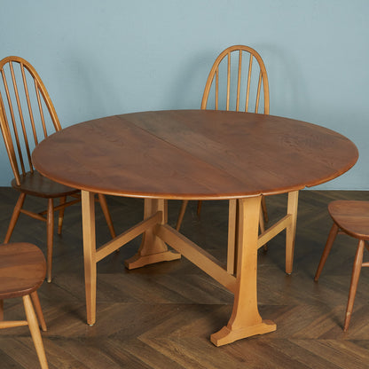 アーコール ERCOL オーバル型 ゲートレッグバタフライテーブル / ブルーラベル #80456