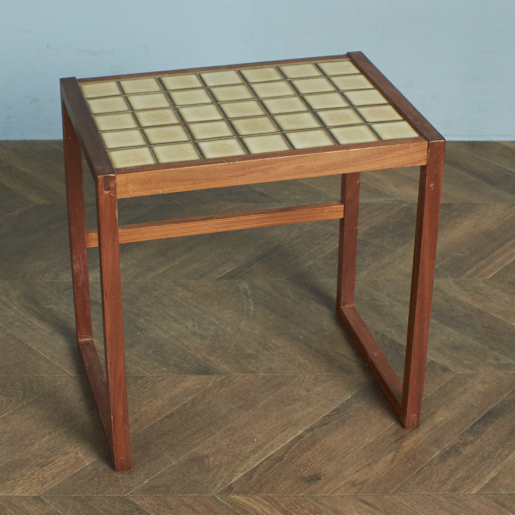 Keith Eatwell ヴィンテージ タイルトップ ネストテーブル