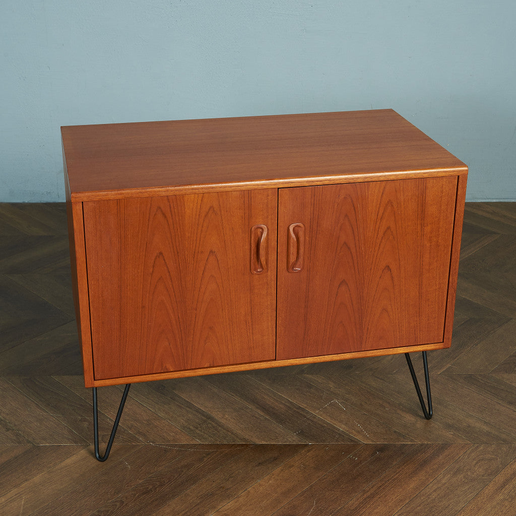 G-PLAN Fresco Side Cabinet / Custom Iron Hairpin Legs #80365