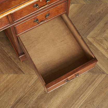 British classic walnut double-sided desk #81874