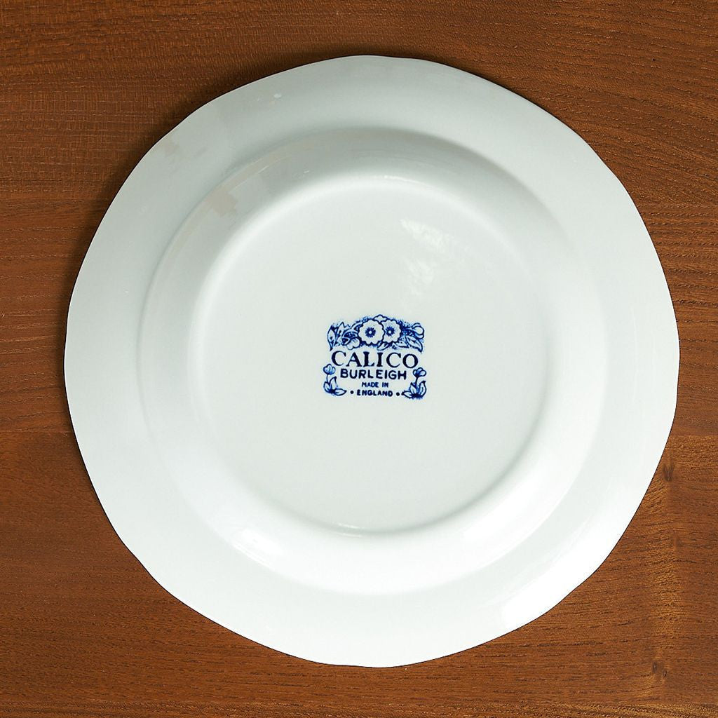 Burleigh BLUE CALICO Plate / 21.5cm #84516