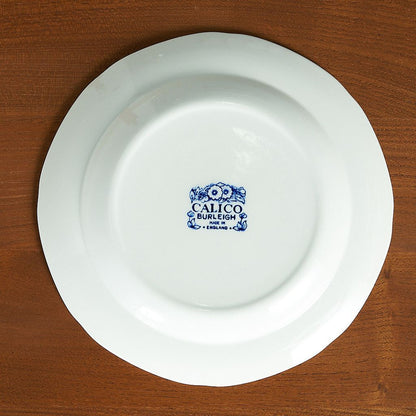Burleigh BLUE CALICO Plate / 21.5cm #84516