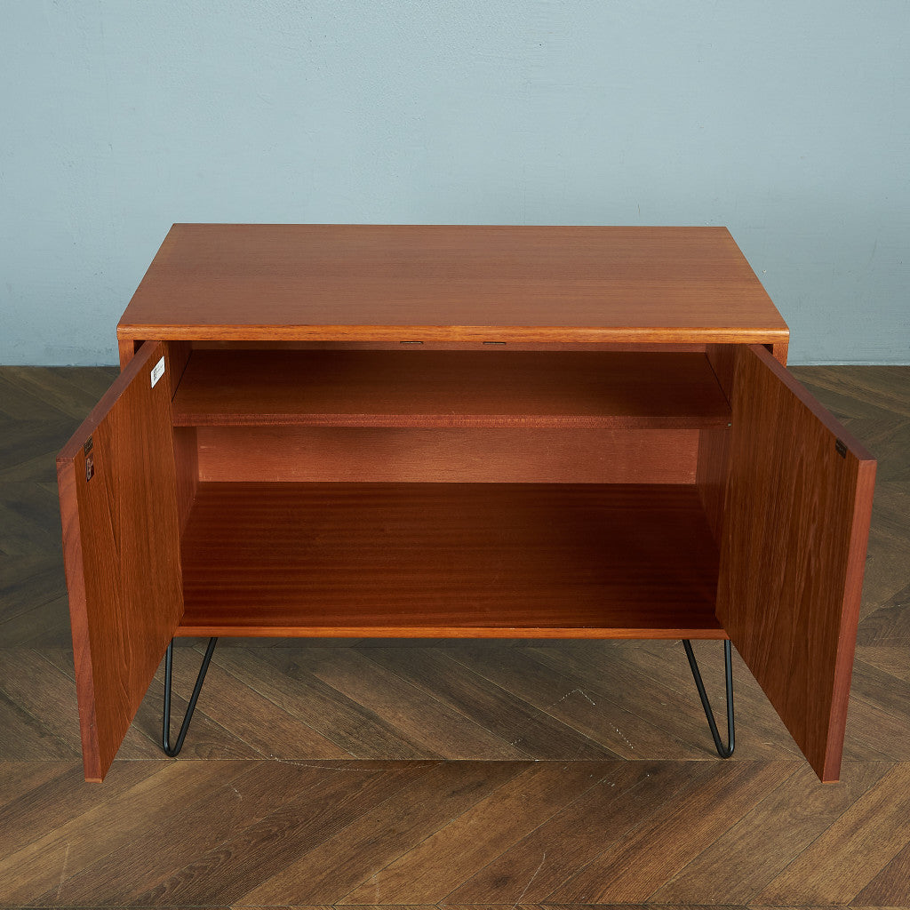 G-PLAN Fresco Side Cabinet / Custom Iron Hairpin Legs #80365