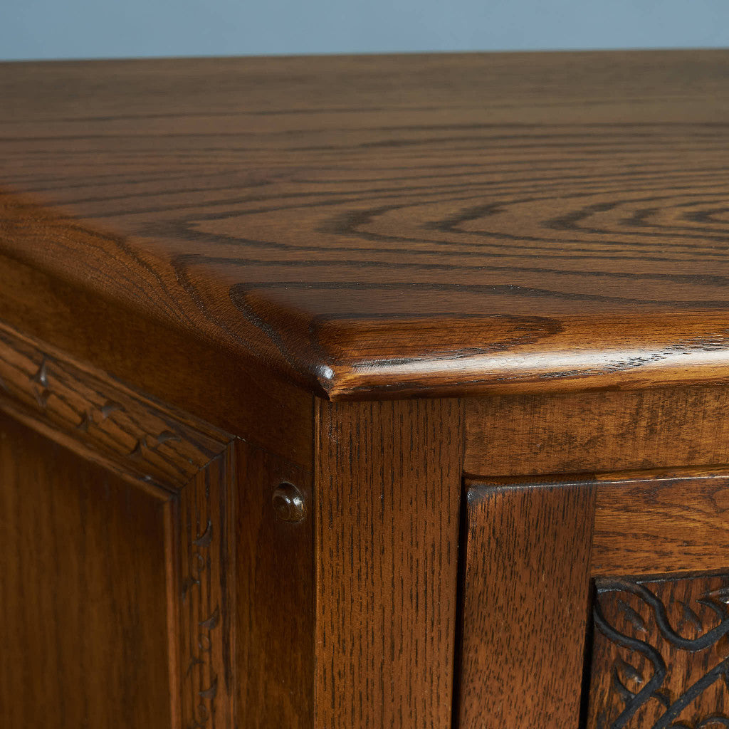 WOOD BROS Oak Cabinet #83651