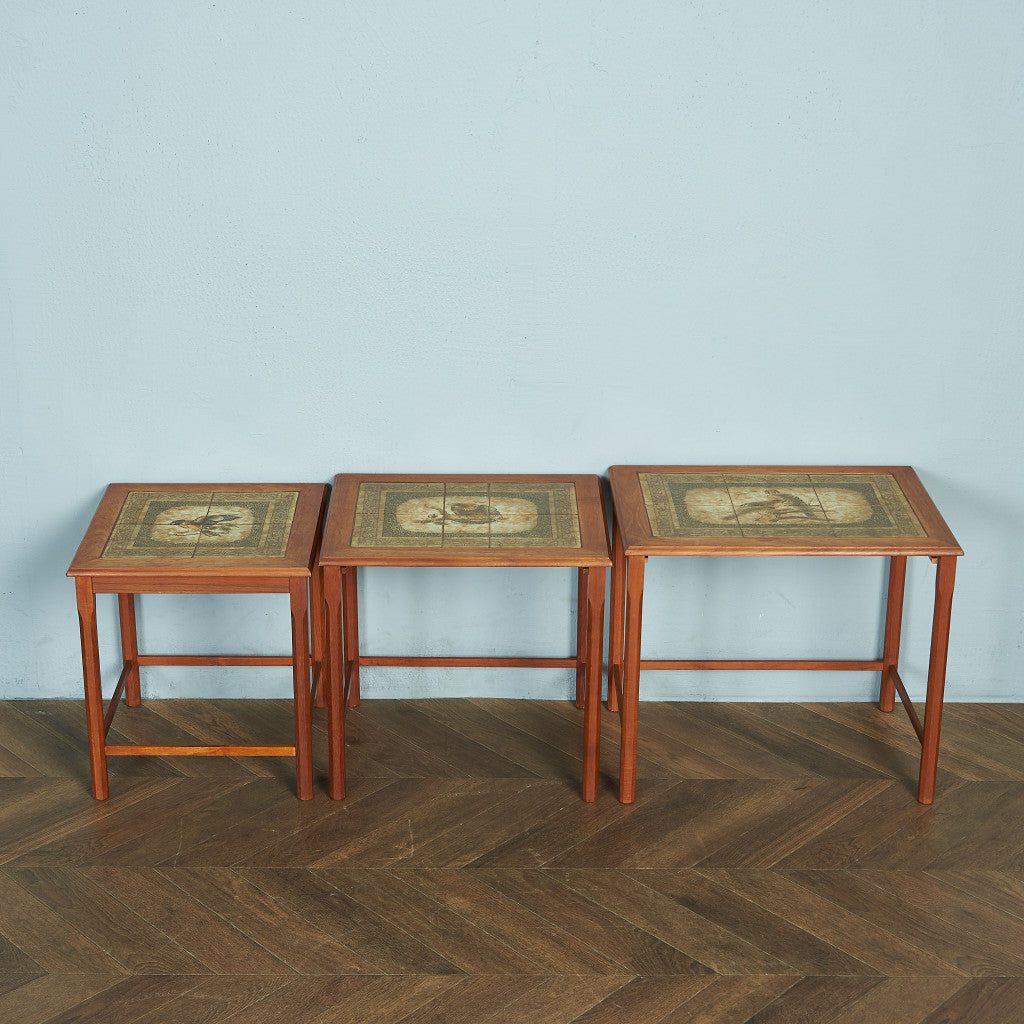 Denmark TOFTEN Tile Top Nesting Table #79360