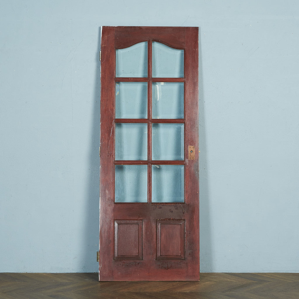 Antique British Painted Wooden Door #60601