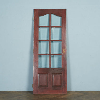 Antique British Painted Wooden Door #60601
