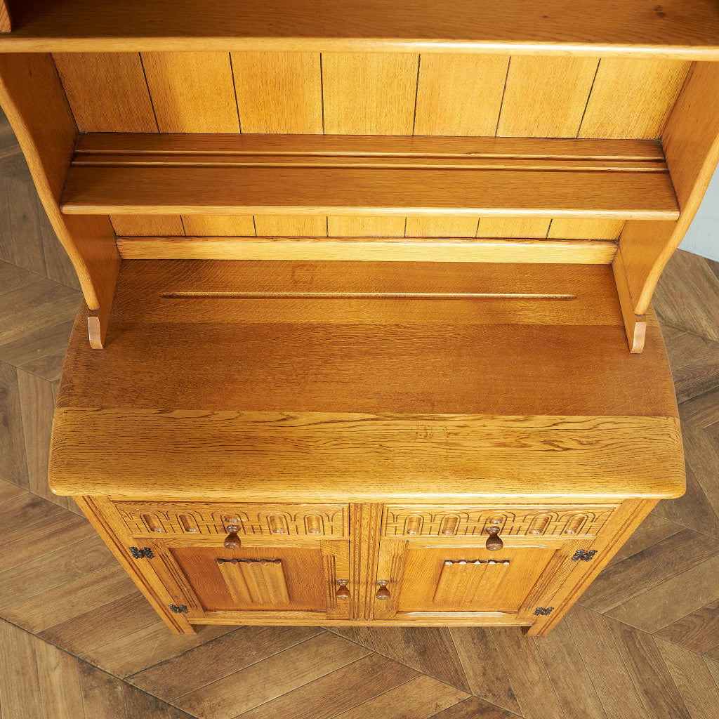 British Oak Welsh Dresser/Cupboard #84628