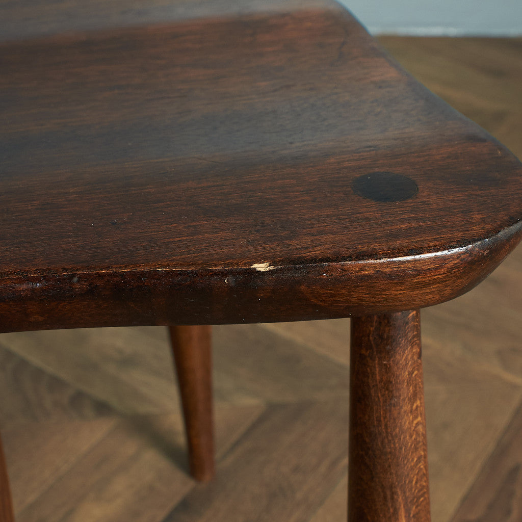 [66028][ERCOL] Vintage hoop back chair / 5 spokes, violin seat, straight legs